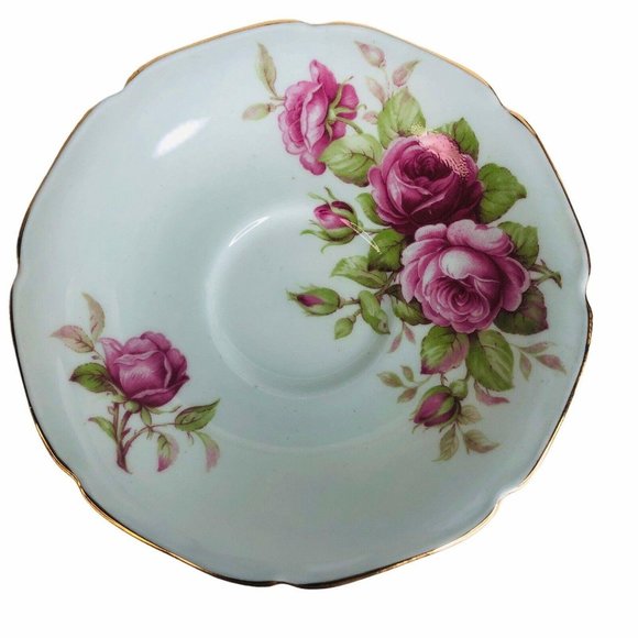 Paragon Tea Cup & Saucer Bone China Cabbage Rose - Picture 9 of 10